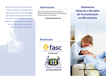 Folder do I Seminário, frente