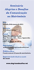 Encarte do I Seminário