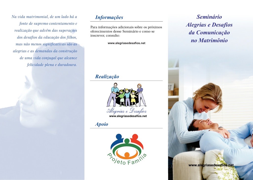 Folder do IV Seminário, frente