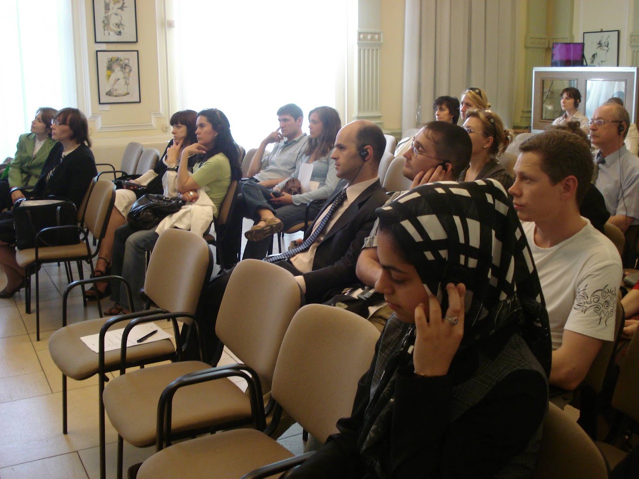Participantes do seminar em Moscou, 2008