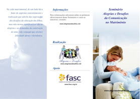 Folder do V Seminário, frente