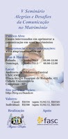Encarte do V Seminário